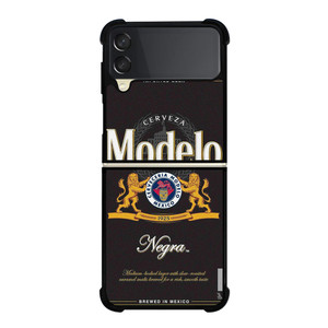 CERVEZA MODELO NEGRO BEER BADGE Samsung Galaxy Z Flip 3 Case Cover CERVEZA MODELO NEGRO BEER BADGE Samsung Galaxy Z Flip 3 Case Cover