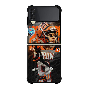 CINCINNATI BENGALS JOE BURROW FOOTBALL Samsung Galaxy Z Flip 3 Case Cover CINCINNATI BENGALS JOE BURROW FOOTBALL Samsung Galaxy Z Flip 3 Case Cover