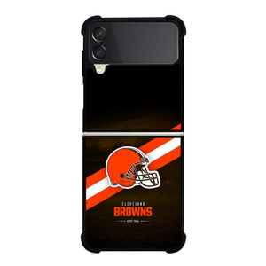 CLEVELAND BROWNS FOOTBALL NFL Samsung Galaxy Z Flip 3 Case Cover