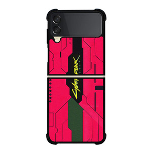 CYBERPUNK 2077 RED Samsung Galaxy Z Flip 3 Case Cover CYBERPUNK 2077 RED Samsung Galaxy Z Flip 3 Case Cover