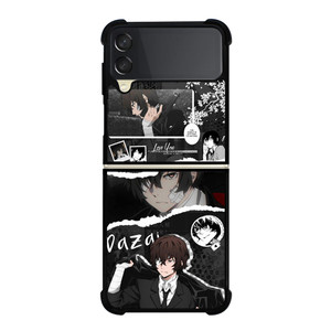 DAZAI BUNGO STRAY DOGS COLLAGE Samsung Galaxy Z Flip 3 Case Cover DAZAI BUNGO STRAY DOGS COLLAGE Samsung Galaxy Z Flip 3 Case Cover