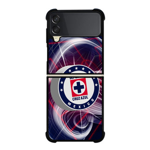DEPORTIVO CRUZ AZUL MEXICO ABSTRACT LOGO Samsung Galaxy Z Flip 3 Case Cover DEPORTIVO CRUZ AZUL MEXICO ABSTRACT LOGO Samsung Galaxy Z Flip 3 Case Cover