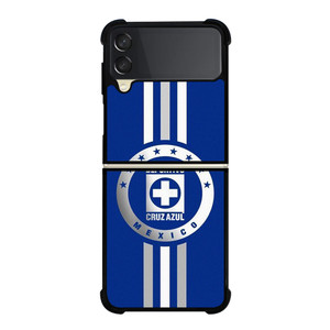 DEPORTIVO CRUZ AZUL MEXICO STRIPE LOGO Samsung Galaxy Z Flip 3 Case Cover DEPORTIVO CRUZ AZUL MEXICO STRIPE LOGO Samsung Galaxy Z Flip 3 Case Cover