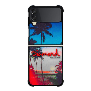 DIAMOND SUPPLY CO SUNSET BEACH Samsung Galaxy Z Flip 3 Case Cover