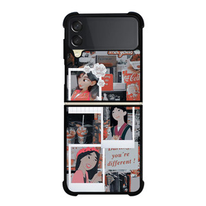 DISNEY PRINCESS MULAN AESTHETIC COLLAGE Samsung Galaxy Z Flip 3 Case Cover DISNEY PRINCESS MULAN AESTHETIC COLLAGE Samsung Galaxy Z Flip 3 Case Cover
