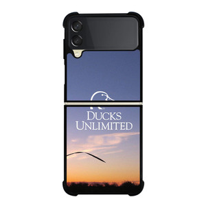 DUCKS UNLIMITED SUNSET LOGO Samsung Galaxy Z Flip 3 Case Cover DUCKS UNLIMITED SUNSET LOGO Samsung Galaxy Z Flip 3 Case Cover
