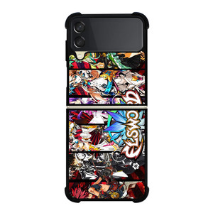 ELSWORD GAMES COLLAGE Samsung Galaxy Z Flip 3 Case Cover ELSWORD GAMES COLLAGE Samsung Galaxy Z Flip 3 Case Cover