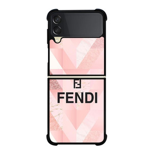 FENDI ROMA PINK TAPESTRY LOGO Samsung Galaxy Z Flip 3 Case Cover FENDI ROMA PINK TAPESTRY LOGO Samsung Galaxy Z Flip 3 Case Cover