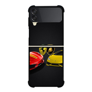 FERRARI VS LAMBORGHINI SUPER CAR Samsung Galaxy Z Flip 3 Case Cover