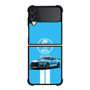 FORD SHELBY BLUE LOGO Samsung Galaxy Z Flip 3 Case Cover FORD SHELBY BLUE LOGO Samsung Galaxy Z Flip 3 Case Cover