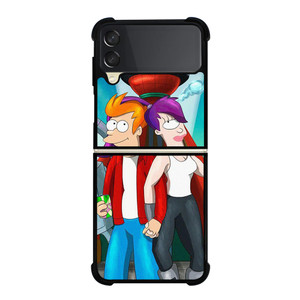 FUTURAMA PHILIP AND LEELA CARTOON Samsung Galaxy Z Flip 3 Case Cover