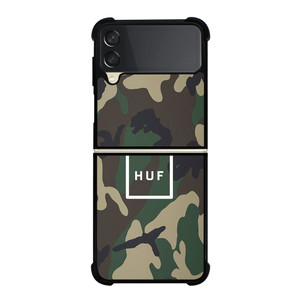 HUF ARMY CAMO LOGO Samsung Galaxy Z Flip 3 Case Cover