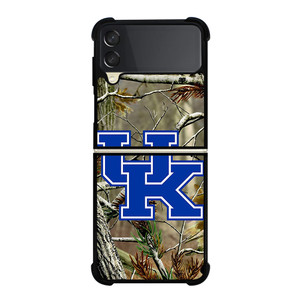 KENTUCKY WILDCATS UNIVERSITY CAMO LOGO Samsung Galaxy Z Flip 3 Case Cover