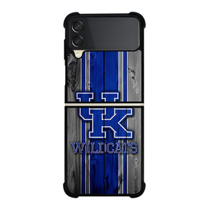 KENTUCKY WILDCATS WOODEN LOGO Samsung Galaxy Z Flip 3 Case Cover