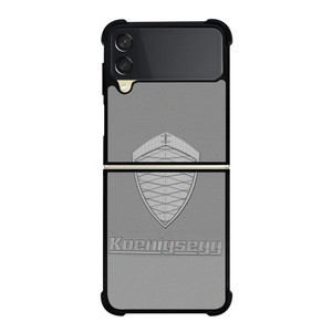 KOENIGSEGG GREY LOGO Samsung Galaxy Z Flip 3 Case Cover