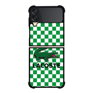 LACOSTE CHECKERBOARD LOGO Samsung Galaxy Z Flip 3 Case Cover