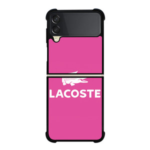 LACOSTE PINK LOGO Samsung Galaxy Z Flip 3 Case Cover
