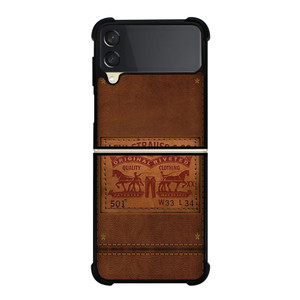 LEVI STRAUSS JEANS EMBLEM Samsung Galaxy Z Flip 3 Case Cover