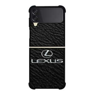 LEXUS LEATHER LOGO EMBLEM Samsung Galaxy Z Flip 3 Case Cover