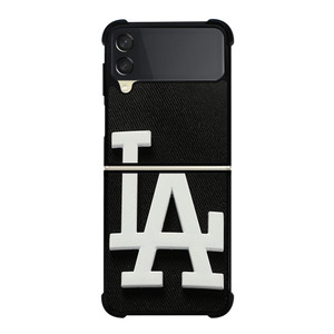 LOS ANGELES DODGERS FABRIC EMBLEM Samsung Galaxy Z Flip 3 Case Cover