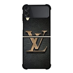 LOUIS VUITTON GOLD LEATHER Samsung Galaxy Z Flip 3 Case Cover