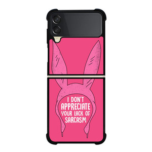 LOUISE BELCHER BOB'S BURGERS QUOTES Samsung Galaxy Z Flip 3 Case Cover LOUISE BELCHER BOB'S BURGERS QUOTES Samsung Galaxy Z Flip 3 Case Cover