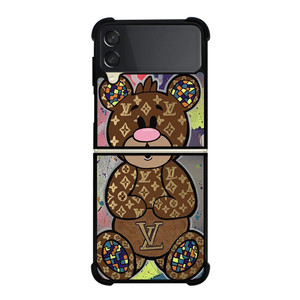 LV LOUIS VUITTON TEDDY BEAR Samsung Galaxy Z Flip 3 Case Cover