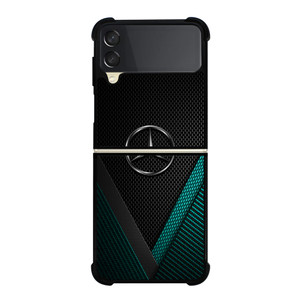 MERCEDES BENZ CARBON EMBLEM Samsung Galaxy Z Flip 3 Case Cover