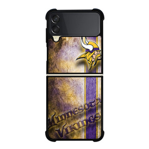 MINNESOTA VIKINGS GRUNGE LOGO Samsung Galaxy Z Flip 3 Case Cover
