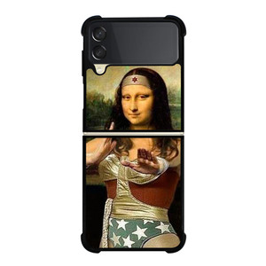 MONA LISA WONDER WOMAN Samsung Galaxy Z Flip 3 Case Cover