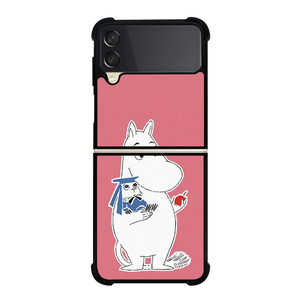 MOOMIN KAWAII CARTOON PINK Samsung Galaxy Z Flip 3 Case Cover