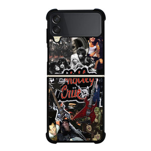 MOTLEY CRUE METAL BAND COLLAGE Samsung Galaxy Z Flip 3 Case Cover