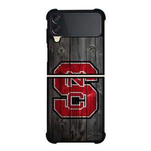 NC STATE WOLFPACK FOOTBALL WOOD LOGO Samsung Galaxy Z Flip 3 Case Cover NC STATE WOLFPACK FOOTBALL WOOD LOGO Samsung Galaxy Z Flip 3 Case Cover