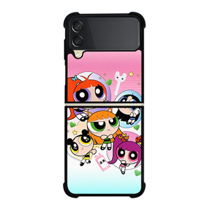 NEW JEANS KPOP X POWERPUFF GIRLS CARTOON Samsung Galaxy Z Flip 3 Case Cover