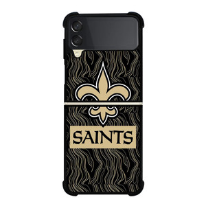 NEW ORLEANS SAINTS FOOTBALL ABSTRACT LINE Samsung Galaxy Z Flip 3 Case Cover