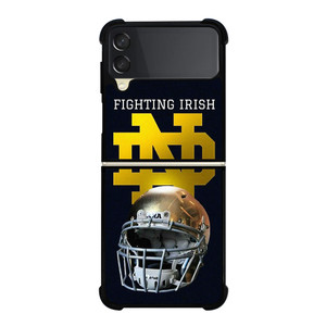 NOTRE DAME FIGHTING IRIS FOOTBALL HELMET Samsung Galaxy Z Flip 3 Case Cover