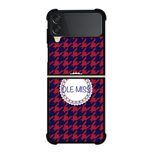 OLE MISS REBELS FOOTBALL PATTERN Samsung Galaxy Z Flip 3 Case Cover