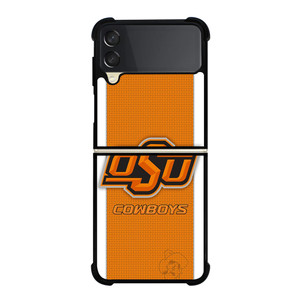 OSU OKAHOMA STATE COWBOYS CARBON LOGO Samsung Galaxy Z Flip 3 Case Cover