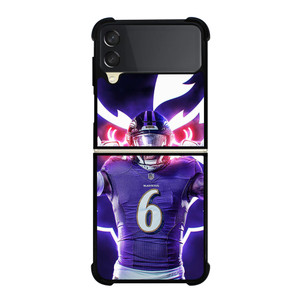 PATRICK QUEEN BALTIMORE RAVENS Samsung Galaxy Z Flip 3 Case Cover