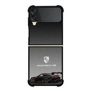 PORSCHE 911 GT3 RS BLACK Samsung Galaxy Z Flip 3 Case Cover