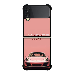 POSRCHE 991 PINK Samsung Galaxy Z Flip 3 Case Cover