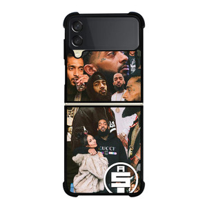 RAPPER NIPSEY HUSSLE COLLAGE Samsung Galaxy Z Flip 3 Case Cover