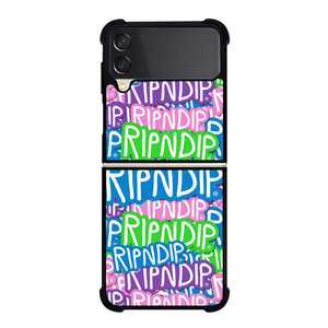 RIPNDIP LOGO COLLAGE Samsung Galaxy Z Flip 3 Case Cover RIPNDIP LOGO COLLAGE Samsung Galaxy Z Flip 3 Case Cover