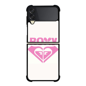 ROXY WHITE LOGO Samsung Galaxy Z Flip 3 Case Cover
