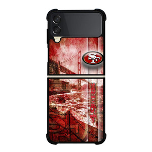 SAN FRANCISCO 49ERS GRUNGE LOGO Samsung Galaxy Z Flip 3 Case Cover SAN FRANCISCO 49ERS GRUNGE LOGO Samsung Galaxy Z Flip 3 Case Cover