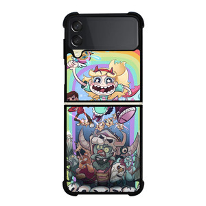 STAR VS THE FORCES OF EVIL CARTOON Samsung Galaxy Z Flip 3 Case Cover