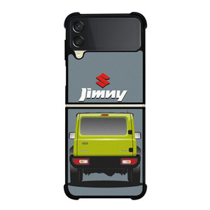 SUZUKI JIMNY JEEP CAR ILLUSTRATION Samsung Galaxy Z Flip 3 Case Cover