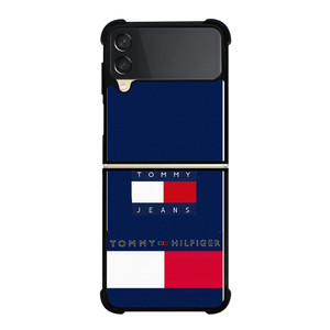 TOMMY HILFIGER JEANS LABEL Samsung Galaxy Z Flip 3 Case Cover