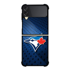 TORONTO BLUE JAYS MLB METAL EMBLEM Samsung Galaxy Z Flip 3 Case Cover