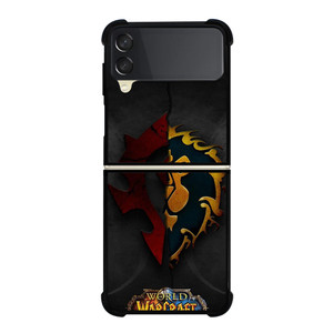 WORLD OF WARCRAFT HORDE ALLIANCE LOGO Samsung Galaxy Z Flip 3 Case Cover